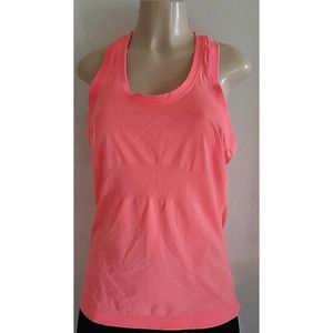 Athleta Momentum Racerback Coral Tank Top Size XL